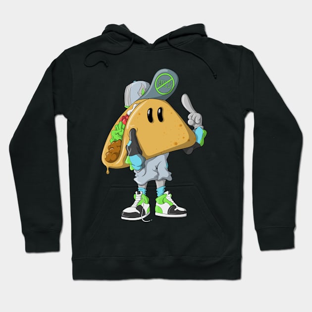 Cool Taco, Never Mild Hoodie by GCS Designs